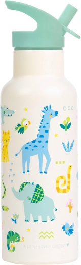 A Little Lovely Company sticlă din inox pentru băut 500 ml – junglă