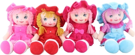 Păpușă din stofă care cântă în cehă 35 cm