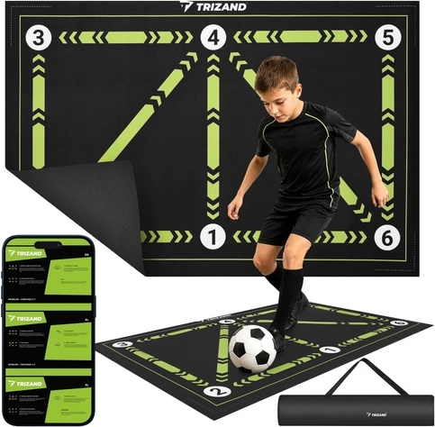Trizand covoraș de antrenament pentru fotbal 60 × 90 cm