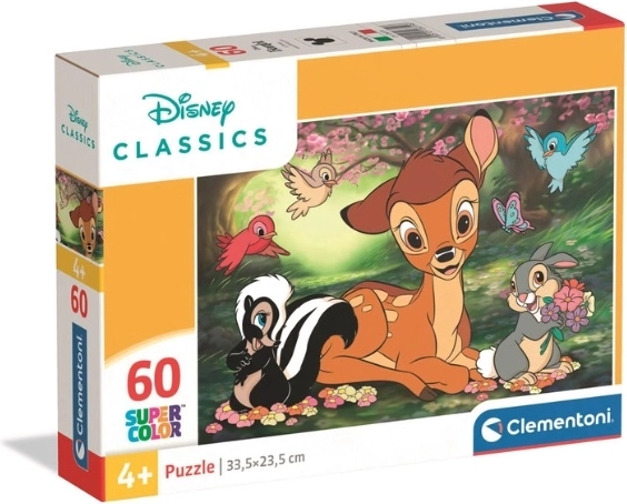Puzzle Clementoni SuperColor Bambi 60 de piese