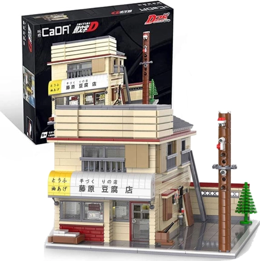 Set de construcție CaDA Initial D Fujiwara Tofu Store