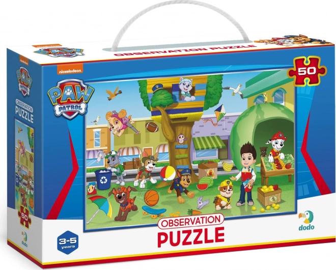 Puzzle de căutare a imaginilor PAW PATROL 50 piese DODO