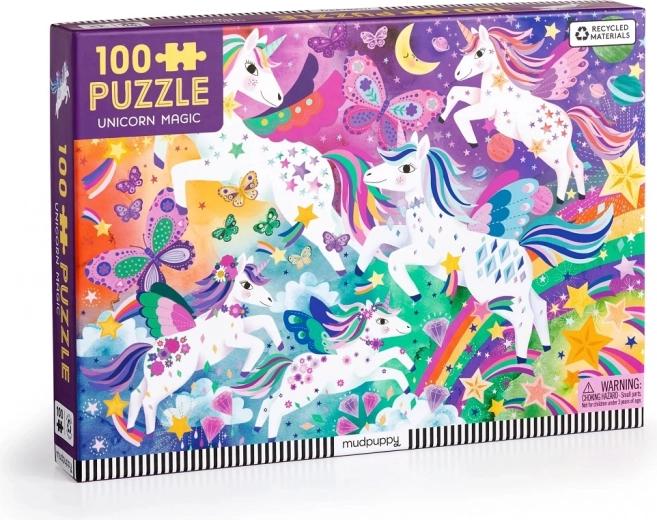 Puzzle Unicorni magici 100 de piese