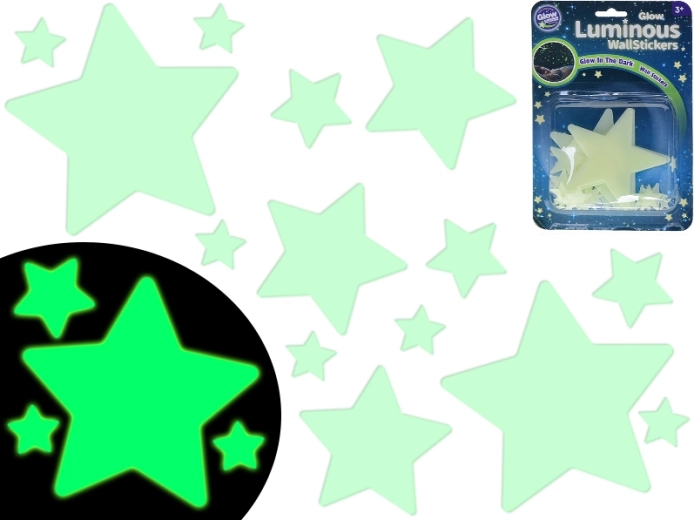 Stele fosforescente pentru camera copiilor, 28 buc