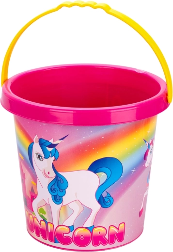 Găleată pentru copii cu motiv de unicorn 17 cm