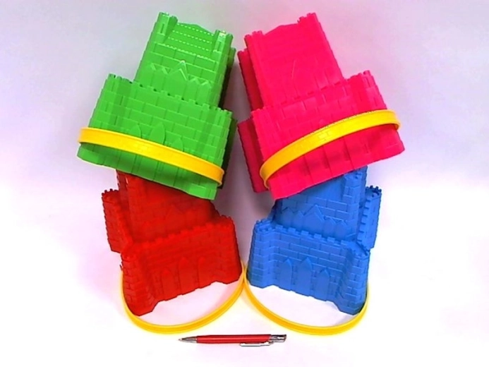 Găleată pătrată din plastic cu capac etanș