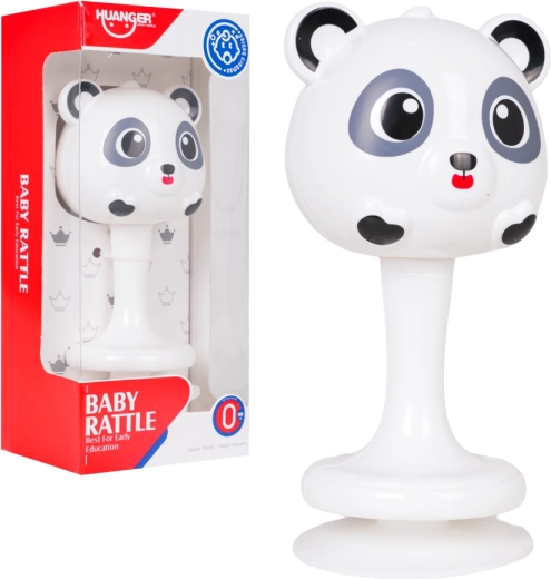 Zornăitoare pentru bebeluși Panda cu ventuză - 1 bucată