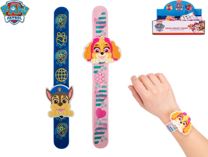 Brățară autoîncolăcitoare din silicon PAW PATROL pentru copii
