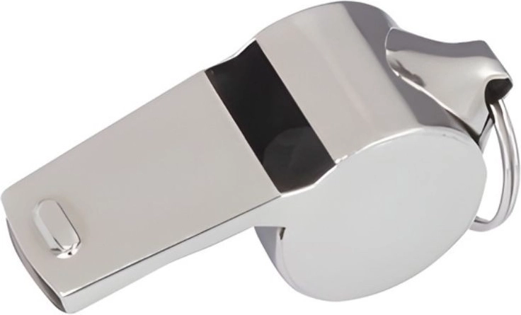 Fluier metalic GRAND cu bilă