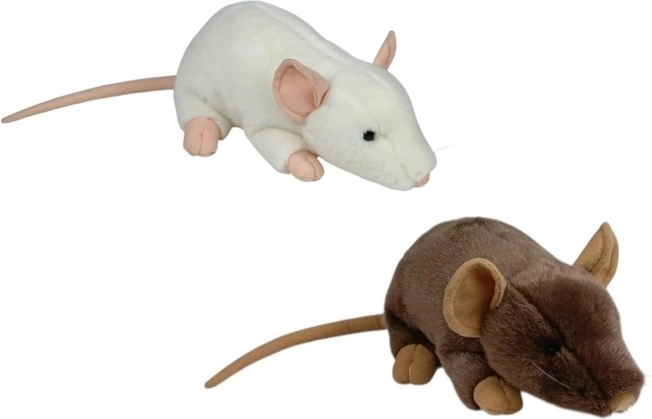 Șobolan de pluș 24 cm (2 culori)