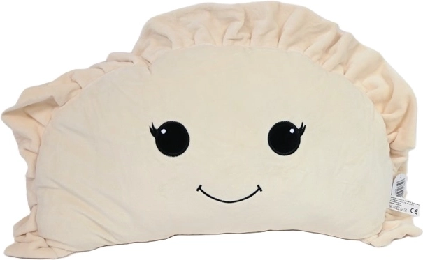 Pierog din pluș, crem, 42 cm
