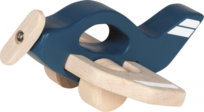 Avion din lemn Goki cu elice