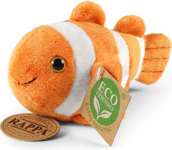 Rappa pește clovn din pluș (Amphiprion ocellaris) 14 cm eco-friendly