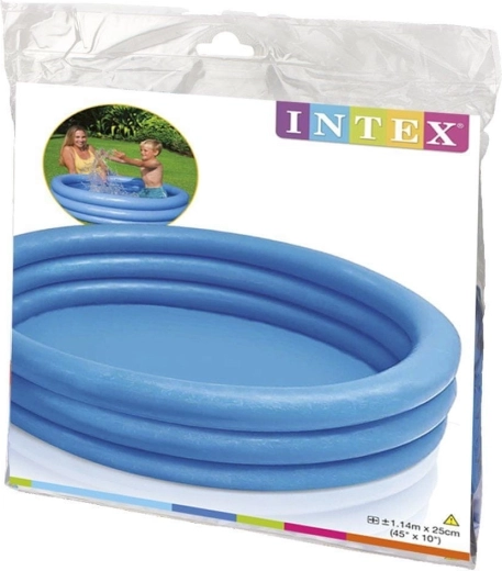 Piscină gonflabilă pentru copii Intex Crystal Blue 114 × 25 cm