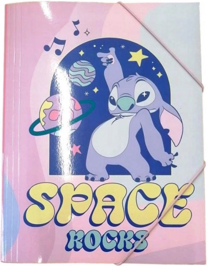 Coperți pentru caiete Lilo și Stitch A4 cu elastic - 1 bucată