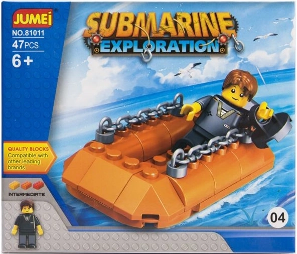 Jumei submarine exploration expediție subacvatică set de construcție 47 piese - 1 bucată