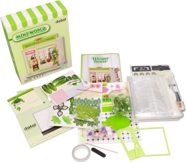 i-Total mini florărie – dioramă DIY de asamblat