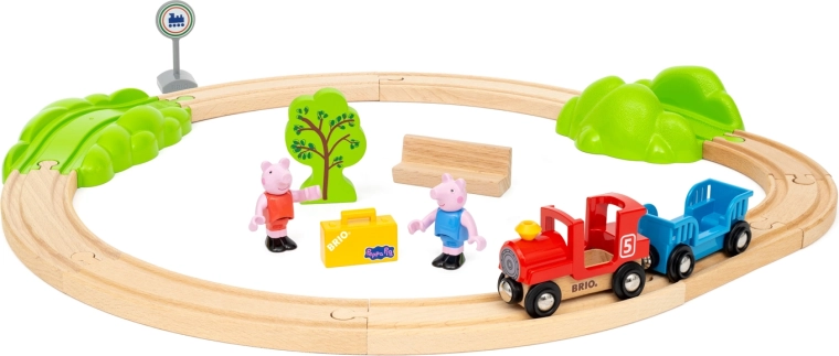 BRIO World cale ferată Prăslea Peppa Pig