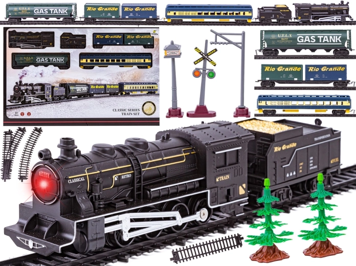 Trenuleț electric Fenfa cu locomotivă și 4 vagoane