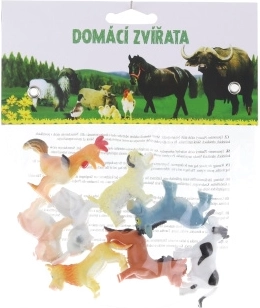 Animăluțe domestice vesele – set de figurine din plastic în săculeț