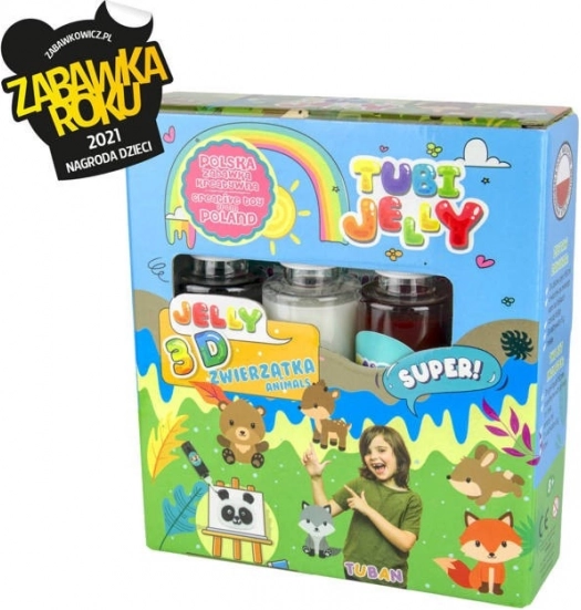 Set Tubi Jelly 3 culori – animăluțe