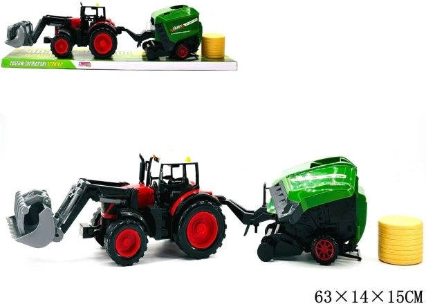 Tractor cu utilaj agricol