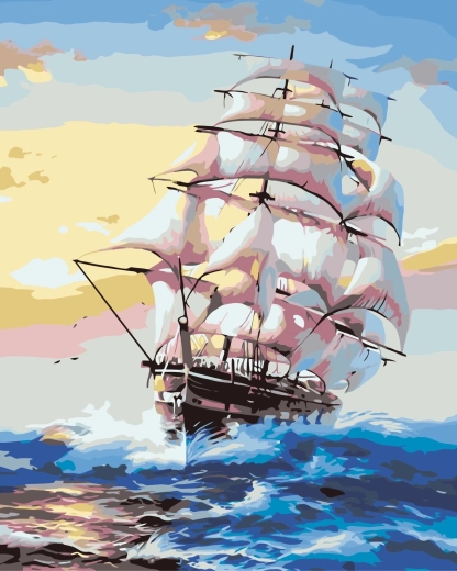 Norimpex pictură pe numere Velier 40 × 50 cm