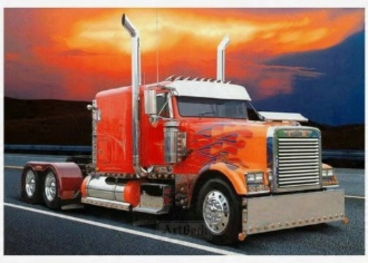 Norimpex pictură după numere Camion portocaliu 40 × 50 cm