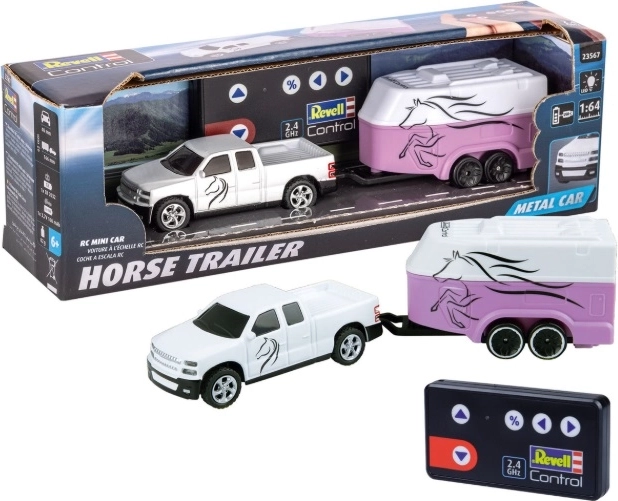 Revell RC mini mașină cu remorcă pentru cai