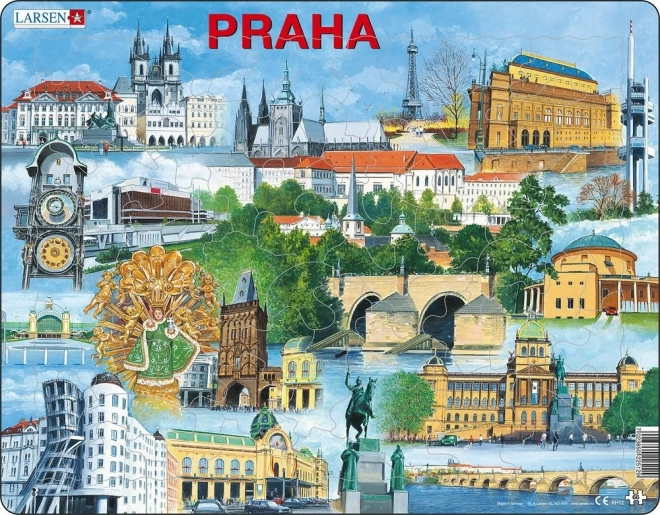 Puzzle LARSEN Praga 66 piese