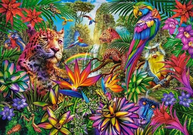 Puzzle Moda junglei 500 piese CASTORLAND