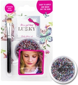 Gel strălucitor de corp Lukky cu aplicator