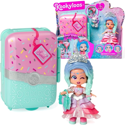KookyLoos Sweet Wishes – valiză cu păpușă și accesorii