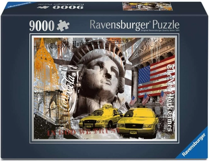 Puzzle Ravensburger Metropola New York 9000 piese