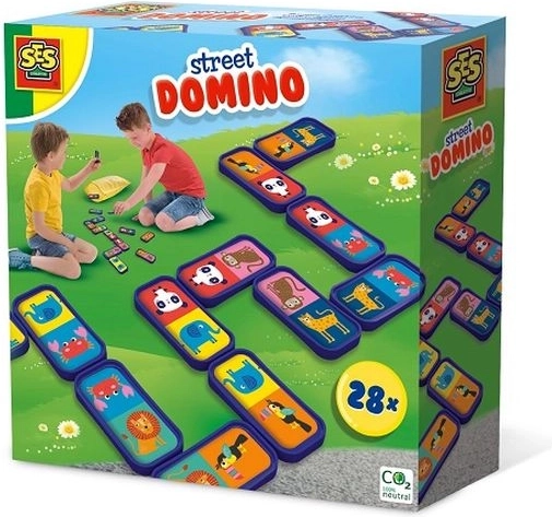 Domino de exterior SES cu animale (28 piese)