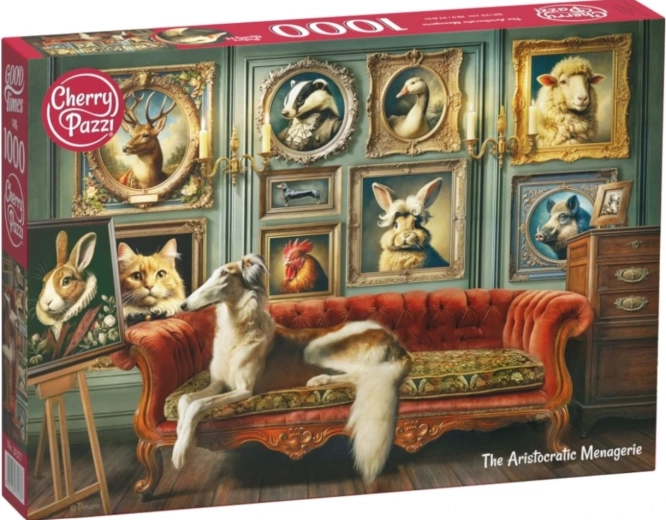 Puzzle CHERRY PAZZI Menajeria aristocratică 1000 piese
