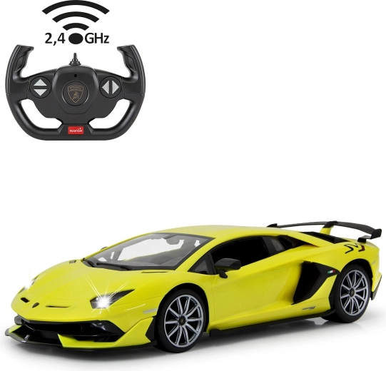 Mașină RC Jamara Lamborghini Aventador SVJ 1:14 galbenă 2,4 GHz