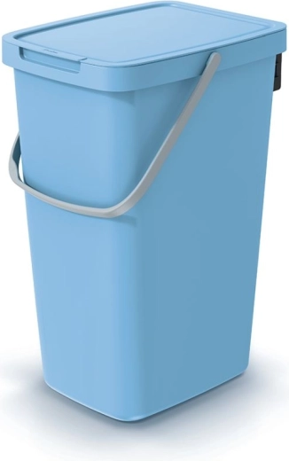 Coș de gunoi SYSTEMA Q Collect 20 l albastru deschis