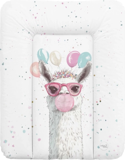 Ceba Baby saltea moale de înfășat Basic Crazy Lama 50 × 70 cm