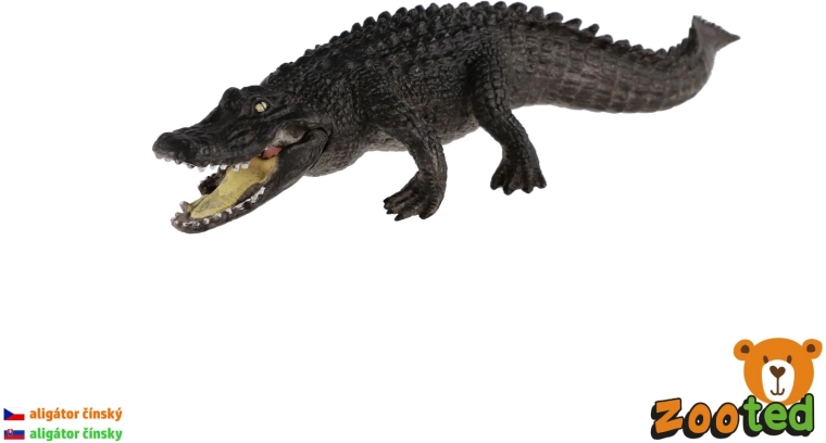 Figurină de aligator chinezesc, 19 cm