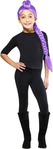 Păr mov împletit Rumi pentru cosplay K‑pop