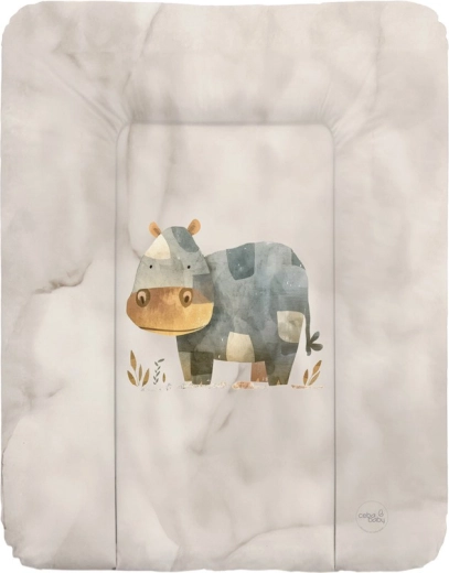 Ceba Baby saltea de înfășat moale Basic Cosy Hippo 50 × 70 cm