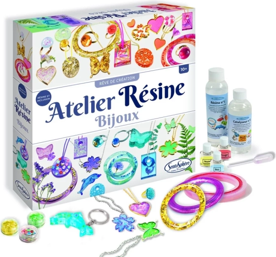 Sentosphere atelier de bijuterii pentru realizarea de bijuterii strălucitoare din rășină