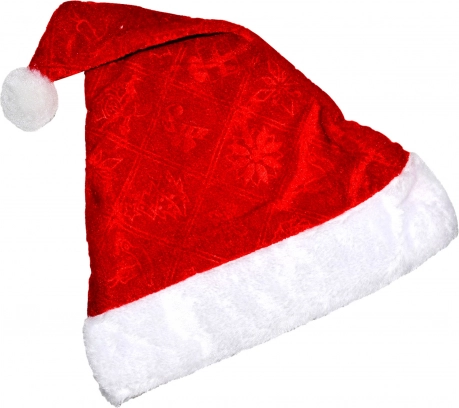 Căciulă de Crăciun cu ciucure 28 × 40 cm