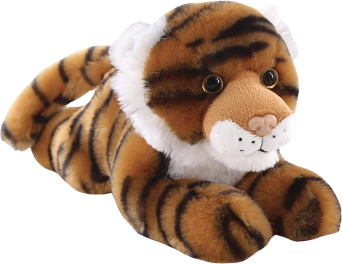 Tigruș de pluș culcat 25 cm