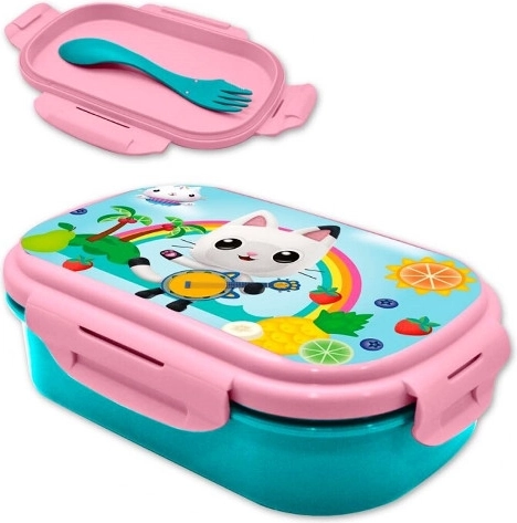 KOCI DOMEK GABI cutie de gustare cu set de tacâmuri