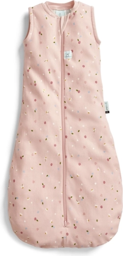 Sac de dormit pentru copii din bumbac organic Jersey Daisies 1 TOG (8–24 luni, 8–14 kg)