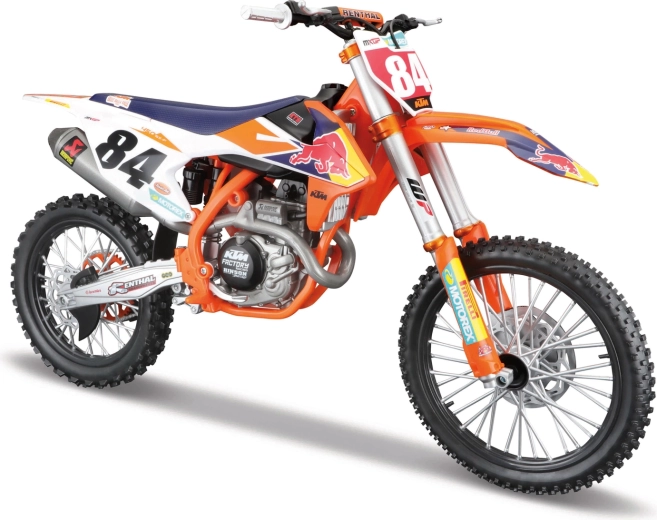Motocicletă Maisto Red Bull KTM 450 SX-F Factory Edition 2018 Jeffrey Herlings #84 1:6