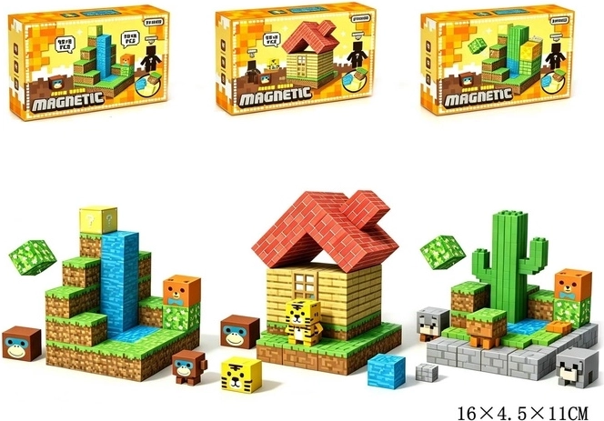 Set de construcție magnetic