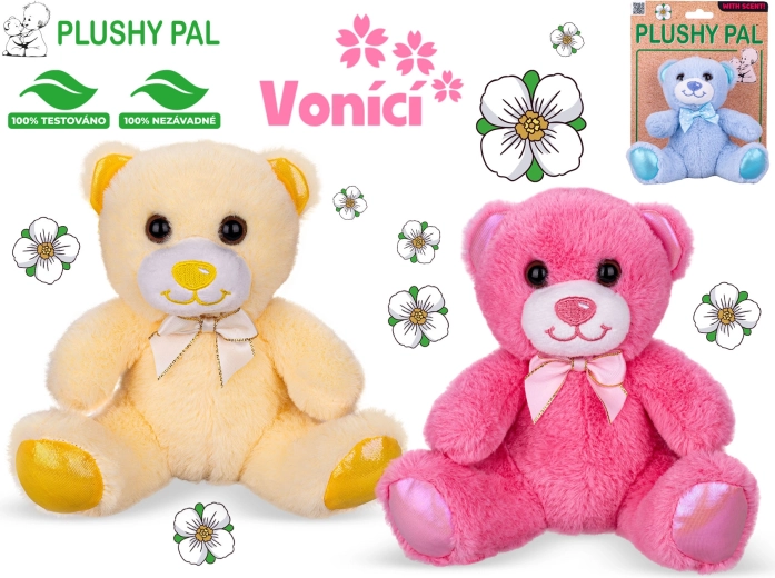 Ursuleț de pluș Plushy Pal 15 cm cu fundiță și parfum